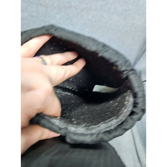 Sorel Women's Waterproof Winter Boots Size 8 Black Nylon & Rubber Snow Shoes - Picture 9 of 12